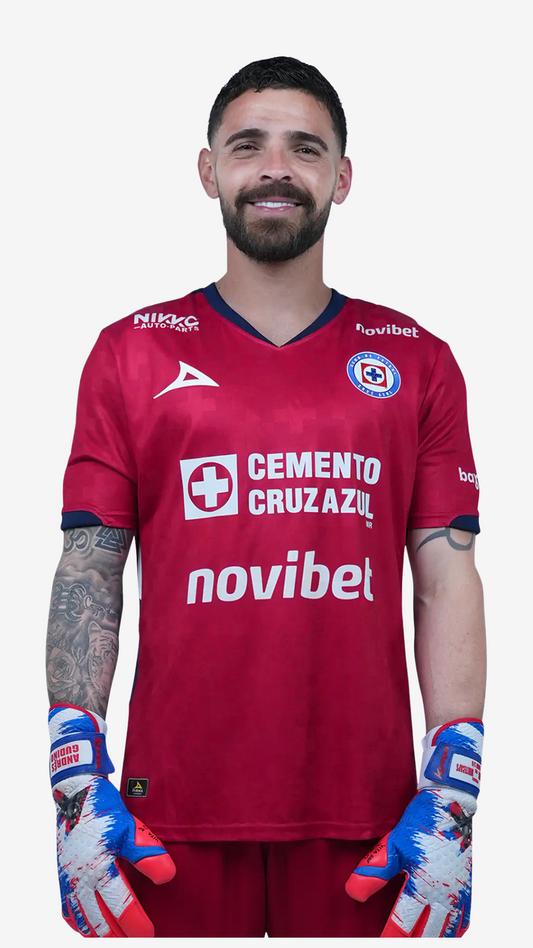 3ER JERSEY PORTERO CABALLERO 25-26 ROJO